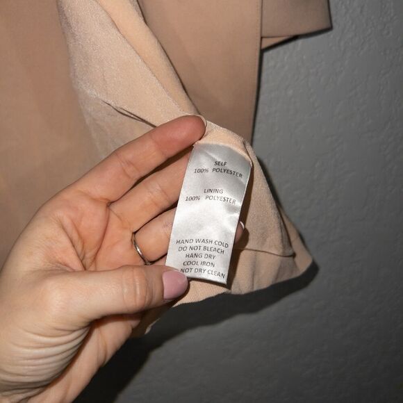 Mod Ref Nude Uptown‎ Girl Open Front Blazer Size Small - Picture 5 of 7